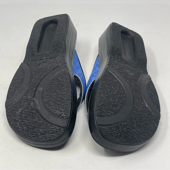 Aerothotic Original Orthotic Comfort Flip Flops Sandals Womens 5 EU 36 Blue - Picture 11 of 13